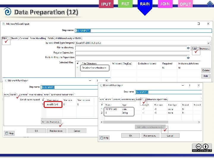 IPUT FILT RAIN JOIN OPUT Data Preparation (12) 