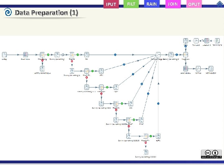 IPUT Data Preparation (1) FILT RAIN JOIN OPUT 