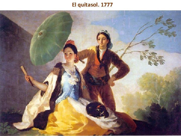 El quitasol. 1777 