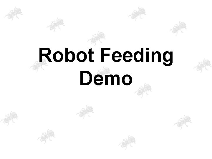 Robot Feeding Demo 