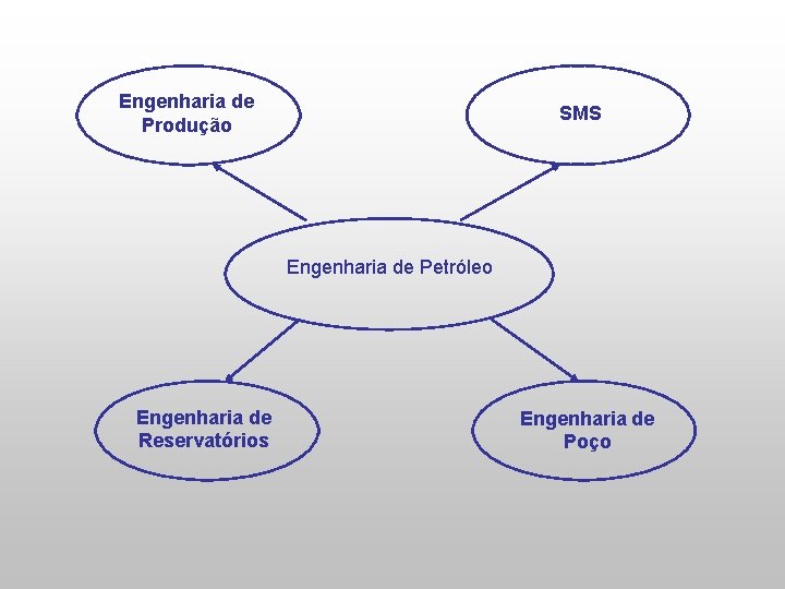 Engenharia de Produção SMS Engenharia de Petróleo Engenharia de Reservatórios Engenharia de Poço 