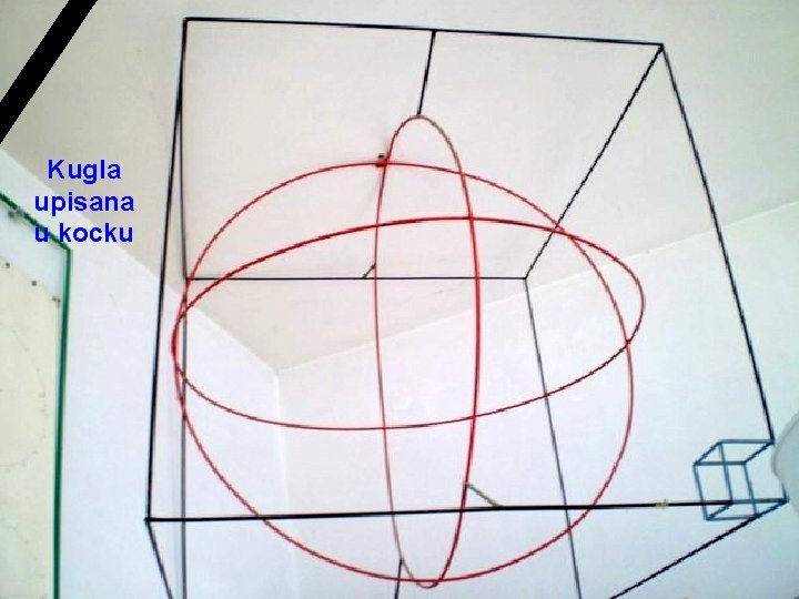 Kugla upisana u kocku Kugla upisana u kocku