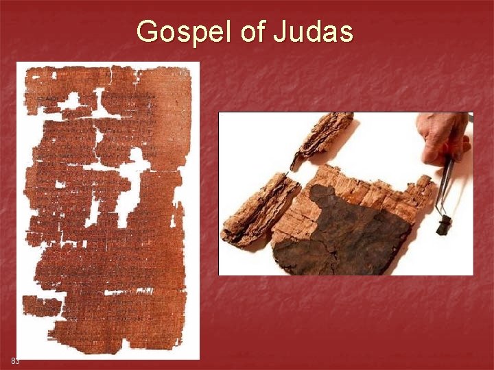 Gospel of Judas 83 