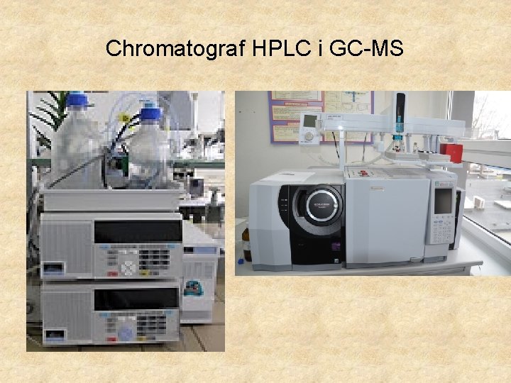 Chromatograf HPLC i GC-MS 
