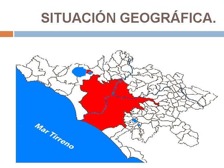 SITUACIÓN GEOGRÁFICA. 