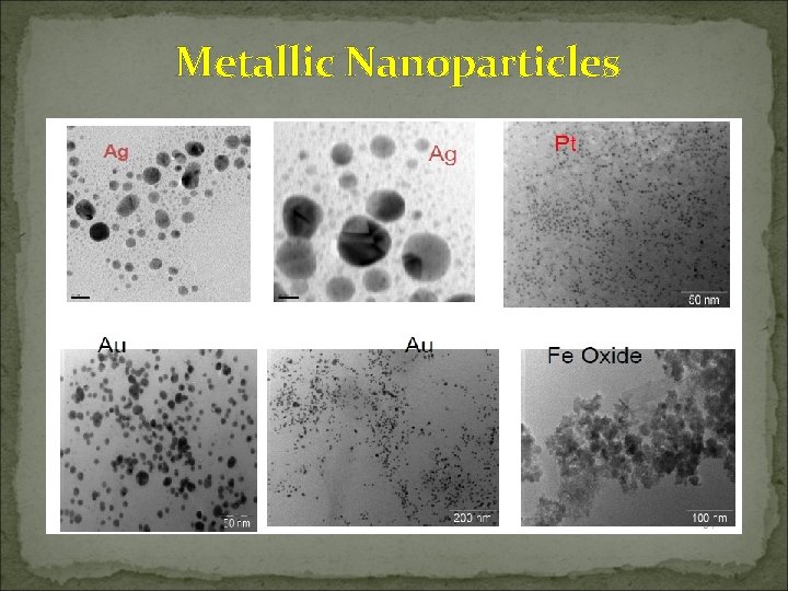 Metallic Nanoparticles 