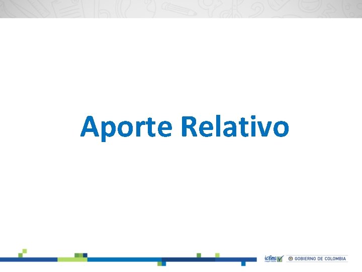 Aporte Relativo 