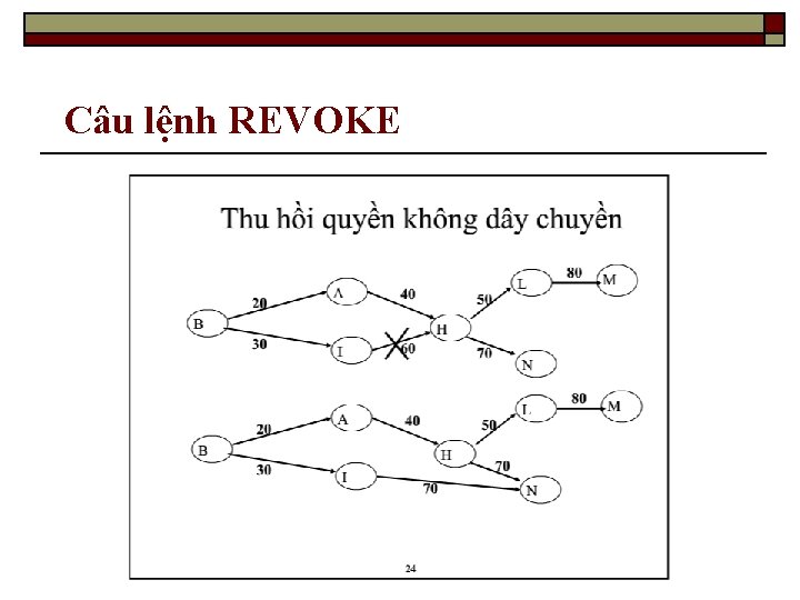 Câu lệnh REVOKE 