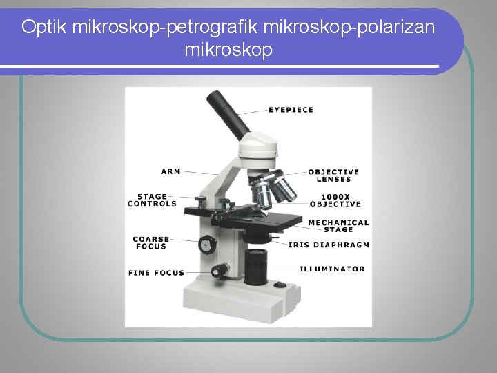 Optik mikroskop-petrografik mikroskop-polarizan mikroskop Optik mikroskop-petrografik mikroskop-polarizan mikroskop