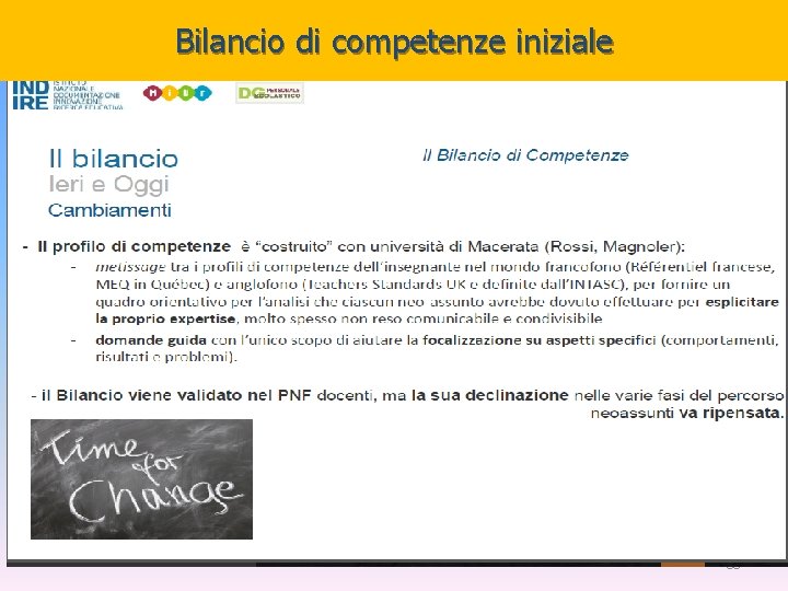 Bilancio di competenze iniziale 38 