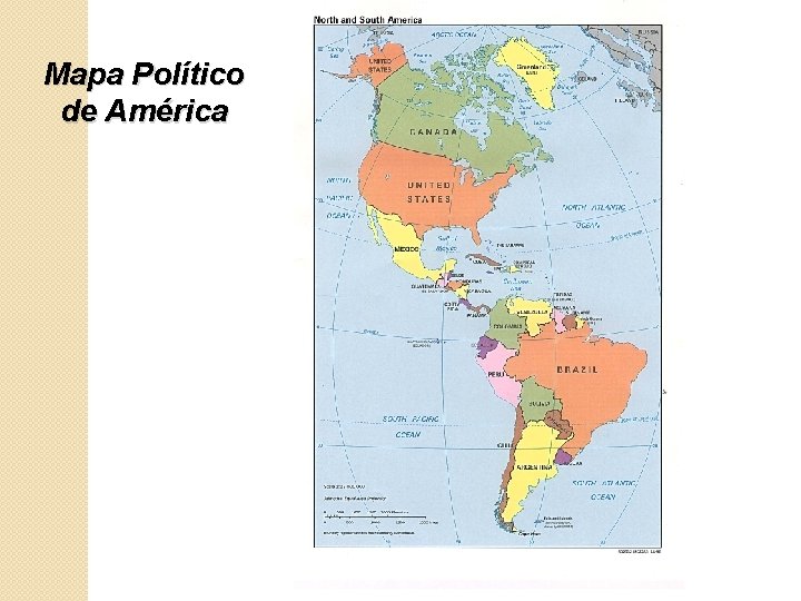 Mapa Político de América 