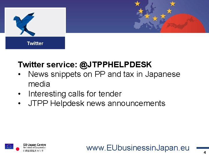 Topic Title Topic 1 Topic 2 Topic 3 Topic 4 Contact Twitter service: @JTPPHELPDESK