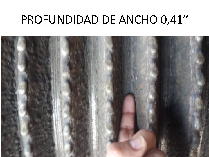 PROFUNDIDAD DE ANCHO 0, 41” 