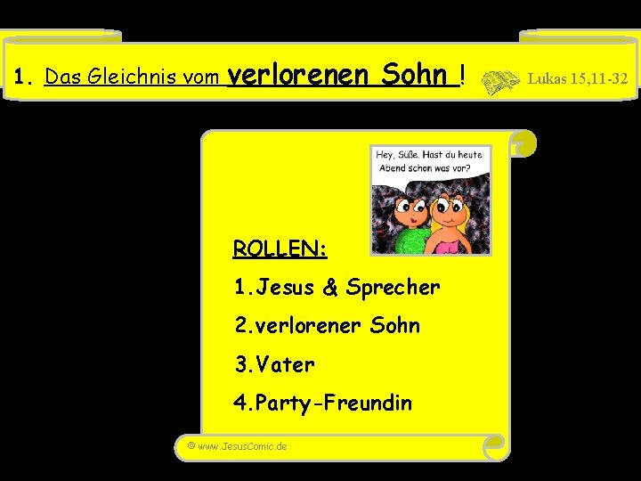 7 GLEICHNISSE als Comics Diese Datei zur Probeansicht