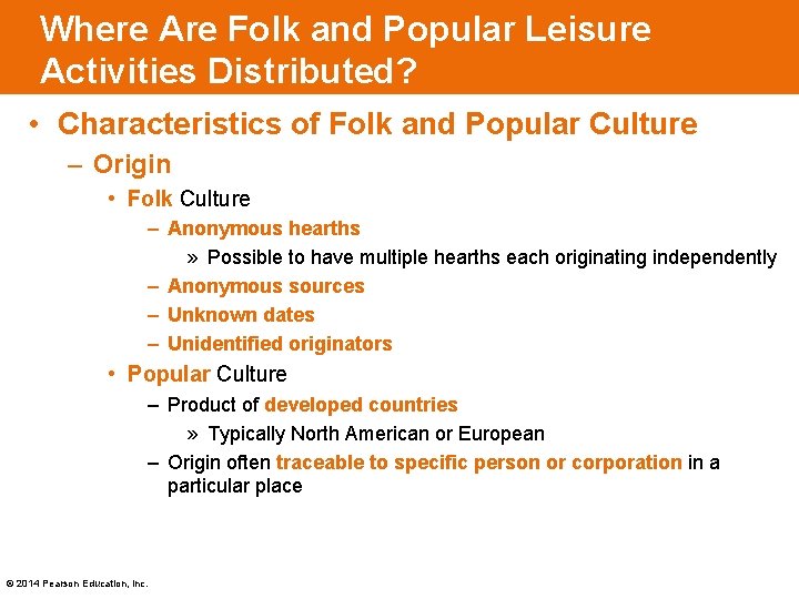Chapter 4 Lecture The Cultural Landscape Eleventh Edition
