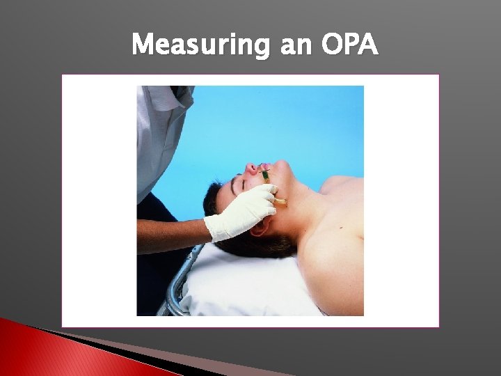 Measuring an OPA 