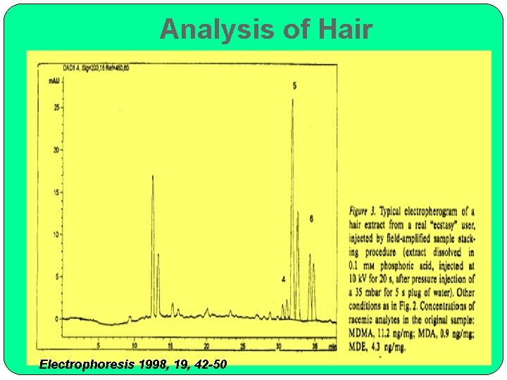 Analysis of Hair Electrophoresis 1998, 19, 42 -50 