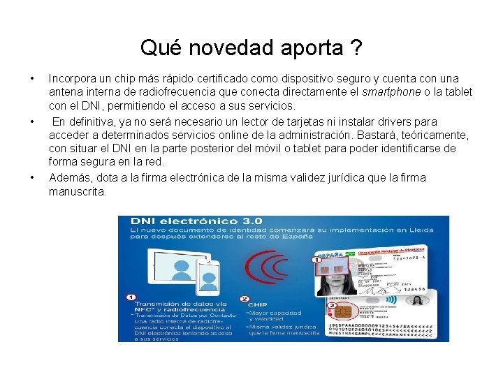 Qué novedad aporta ? • • • Incorpora un chip más rápido certificado como Qué novedad aporta ? • • • Incorpora un chip más rápido certificado como