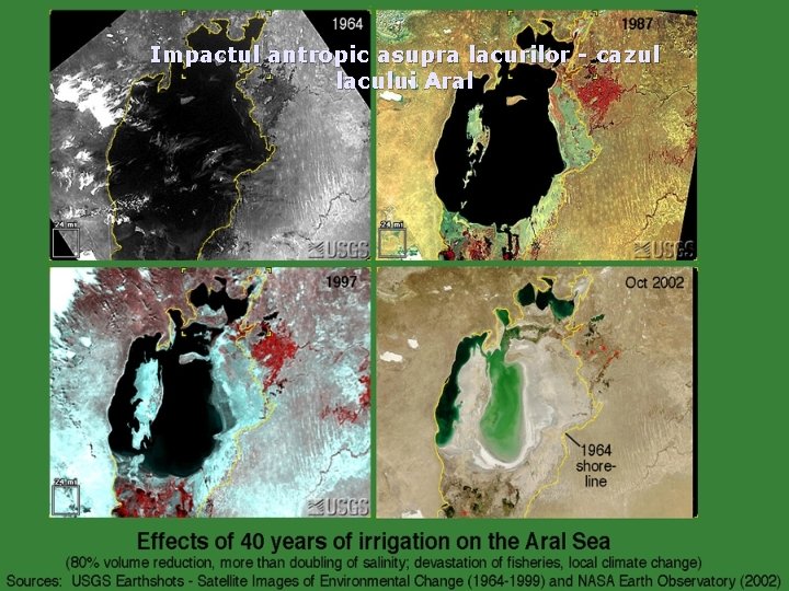Impactul antropic asupra lacurilor - cazul lacului Aral 