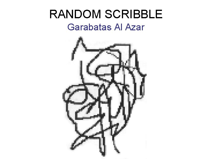 RANDOM SCRIBBLE Garabatas Al Azar 