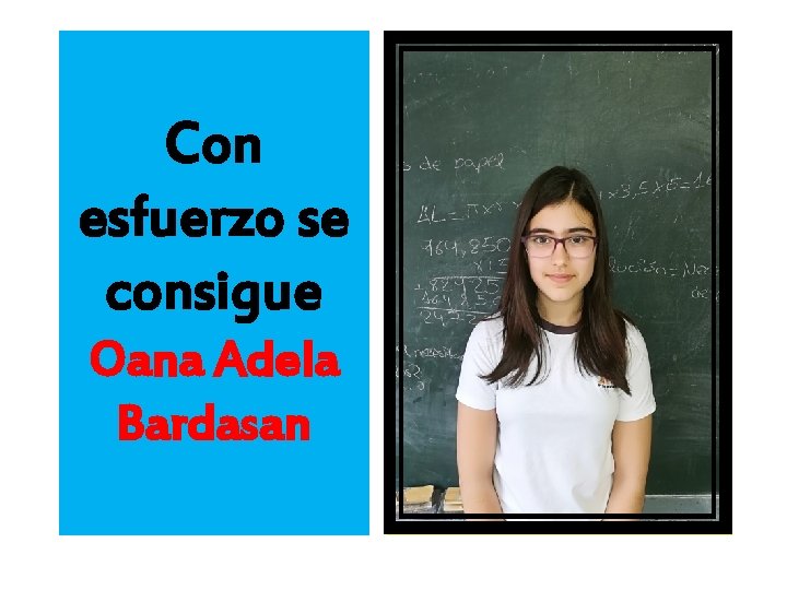 Con esfuerzo se consigue Oana Adela Bardasan 