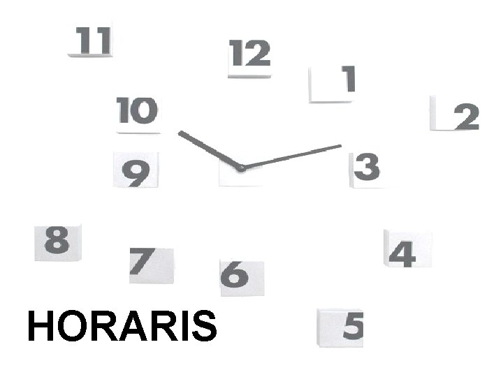 HORARIS 