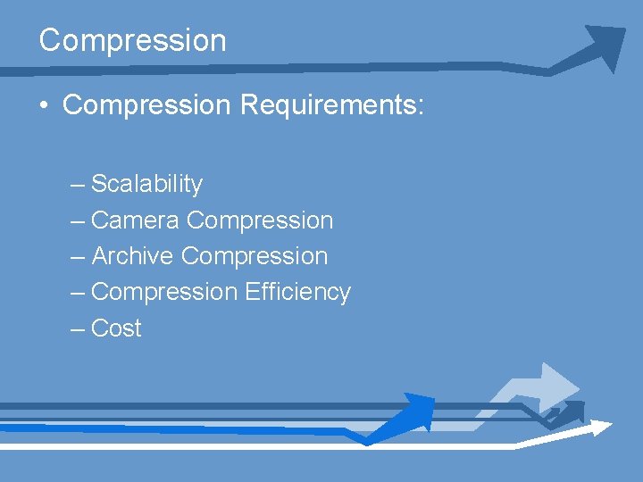 Camera Compression Rate Digital Cinema From Motion JPEG to Film projection