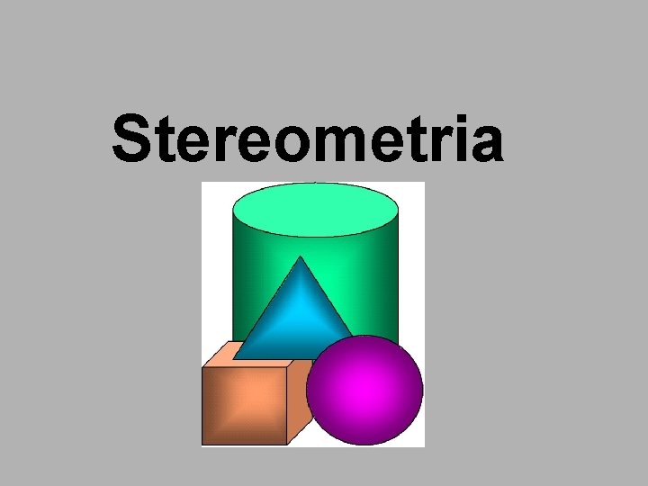 Stereometria 