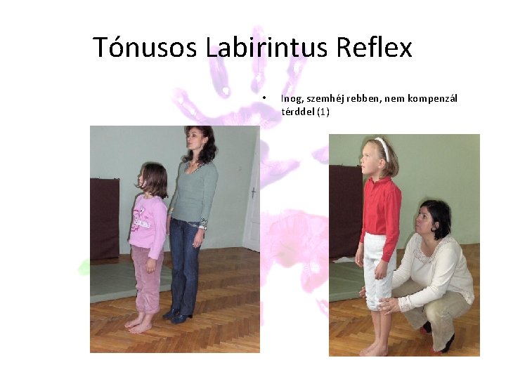 Tónusos Labirintus Reflex • Inog, szemhéj rebben, nem kompenzál térddel (1) Tónusos Labirintus Reflex • Inog, szemhéj rebben, nem kompenzál térddel (1)