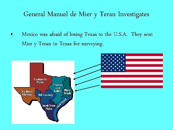 General Manuel de Mier y Teran Investigates • Mexico was afraid of losing Texas