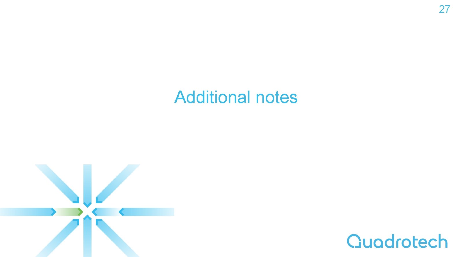 27 Additional notes 