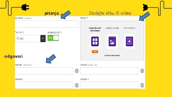 pitanja odgovori Dodajte sliku ili video 