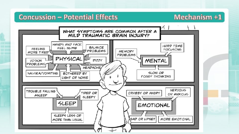 Concussion – Potential Effects Mechanism +1 