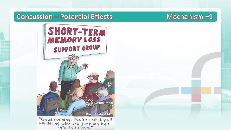 Concussion – Potential Effects Mechanism +1 