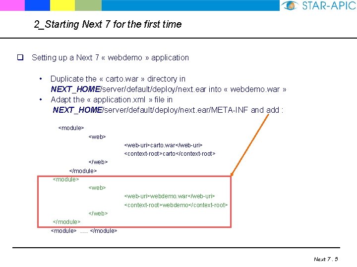 2_Starting Next 7 for the first time q Setting up a Next 7 «