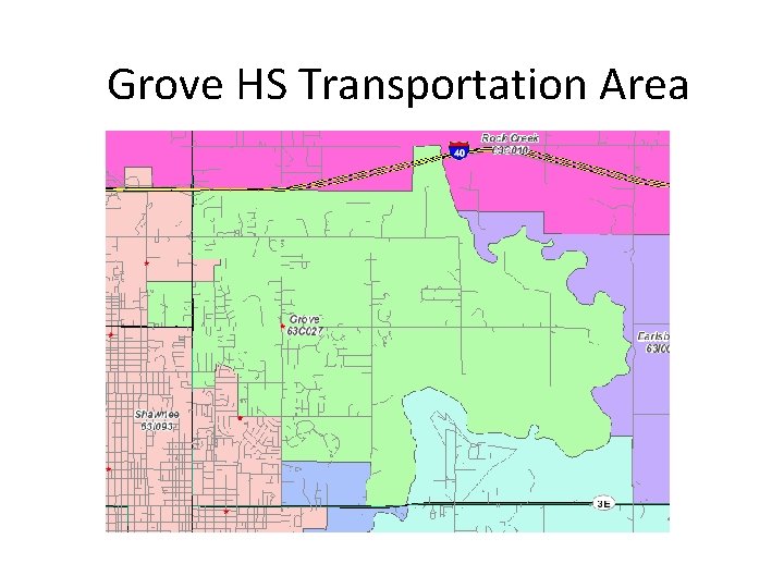 Grove HS Transportation Area 