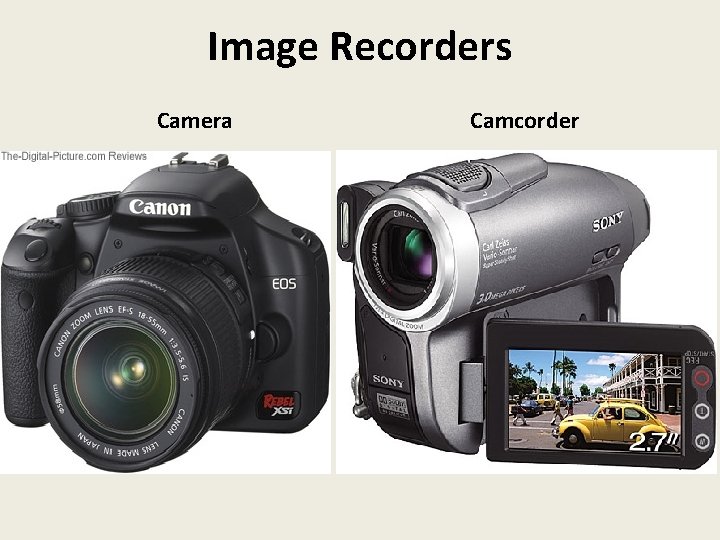 Image Recorders Camera Camcorder 