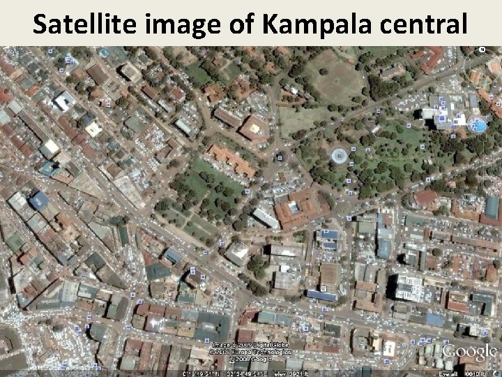 Satellite image of Kampala central 