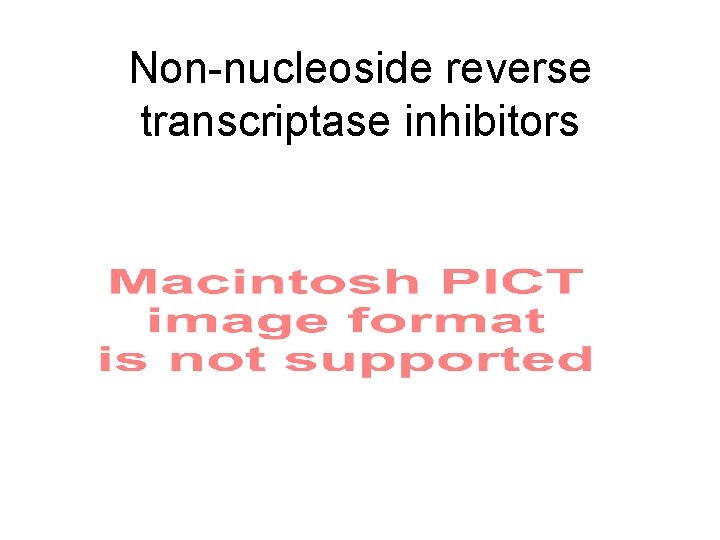 Non-nucleoside reverse transcriptase inhibitors 