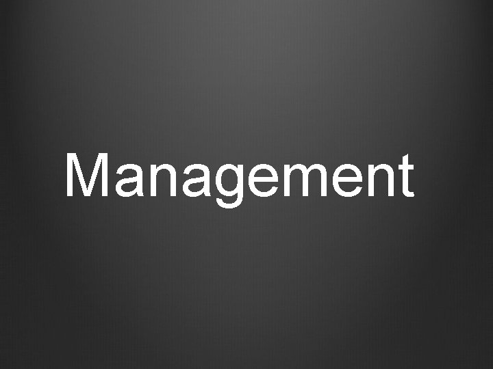 Management 