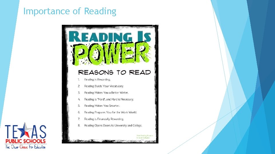 Importance of Reading 