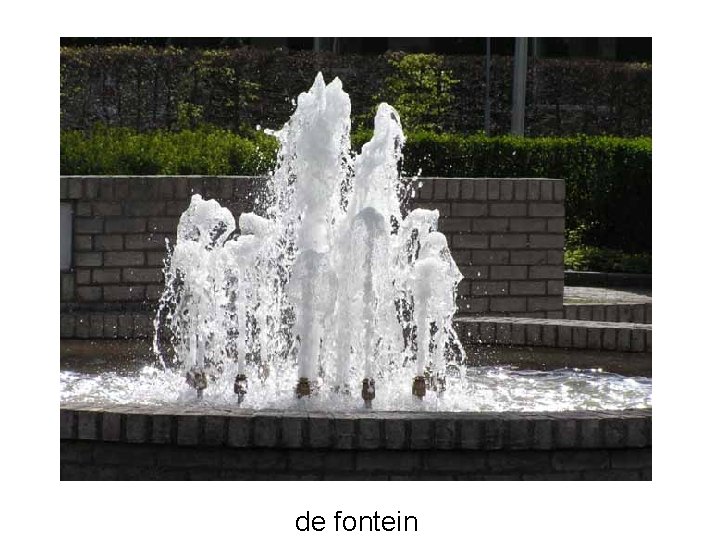 de fontein 