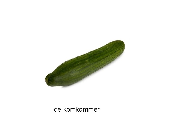 de komkommer 
