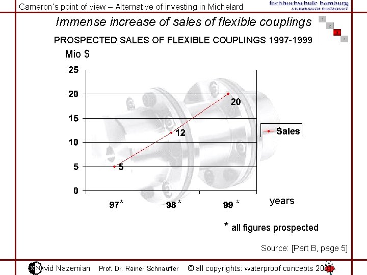 Cameron‘s point of view – Alternative of investing in Michelard Immense increase of sales