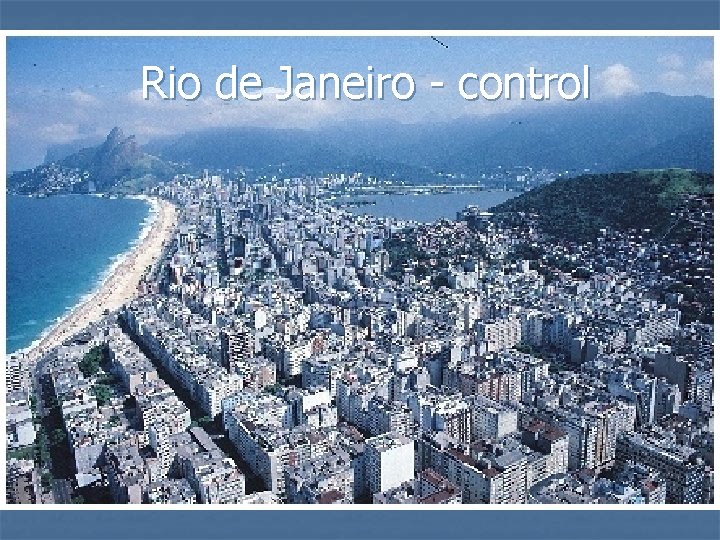 Rio de Janeiro - control 