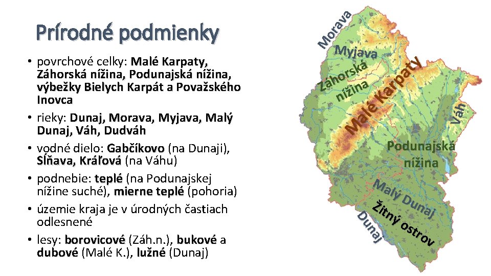 Váh M al é K ar pa ty Myjava á k s r o