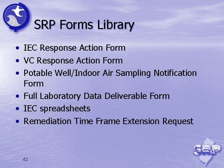 SRP Forms Library • IEC Response Action Form • VC Response Action Form •