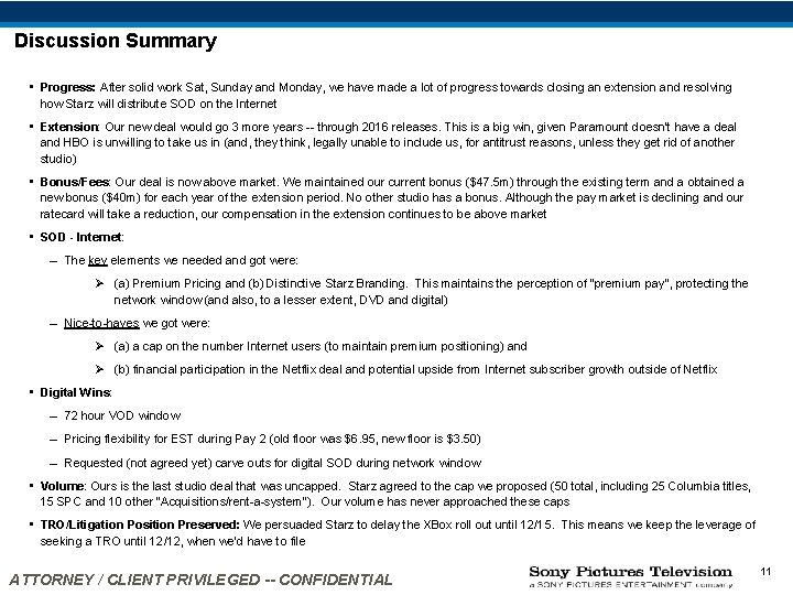 Discussion Summary • Progress: After solid work Sat, Sunday and Monday, we have made Discussion Summary • Progress: After solid work Sat, Sunday and Monday, we have made