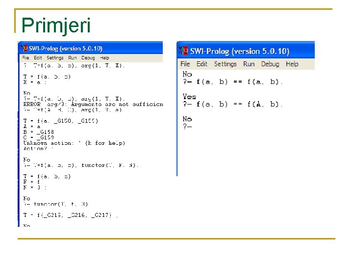 Primjeri 