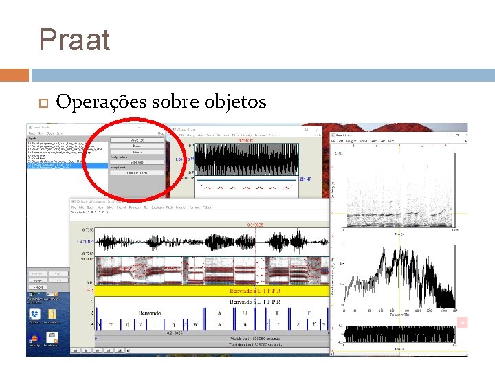 Praat Operações sobre objetos 